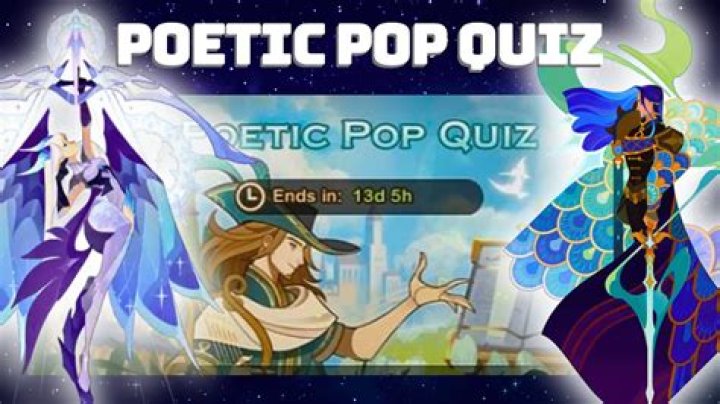 AFK Arena Poetic Pop Quiz Answers: Poetic pop quiz all correct answers