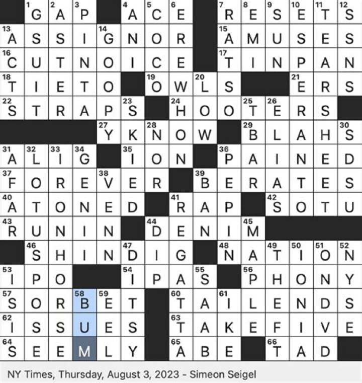 Apt anagram of “evilly” Crossword Clue NYT | 24 June 2023