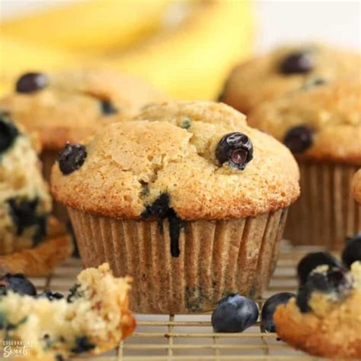 Blueberry Banana Muffins - Celebrating Sweets