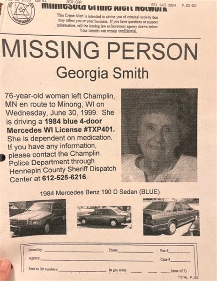 Georgia Smith Missing Update : What Happened To Georgia Ann Smith Missing For 23 Years? - SarkariResult