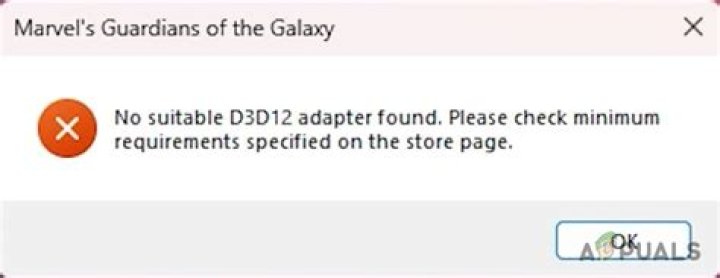How to Fix / Solve “No Suitable D3D12 Adapter Found” In Marvel’s Guardians Of The Galaxy - SarkariResult