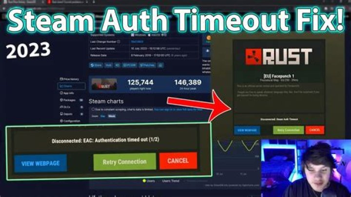 How to Fix / Solve Rust Disconnected Steam Auth Timeout Error - SarkariResult