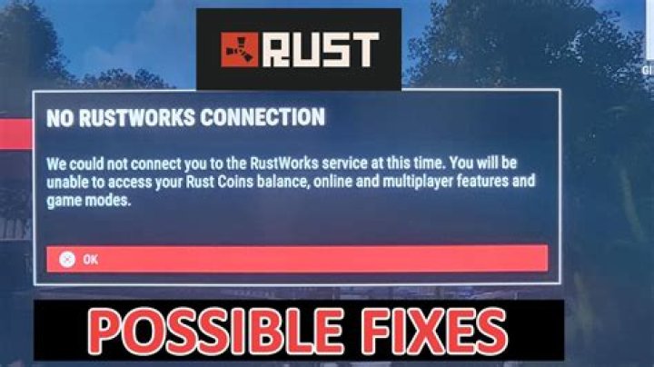 How to Fix / Solve: “We Could Not Connect You To The RustWorks Service At This Time” On Rust Console - SarkariResult