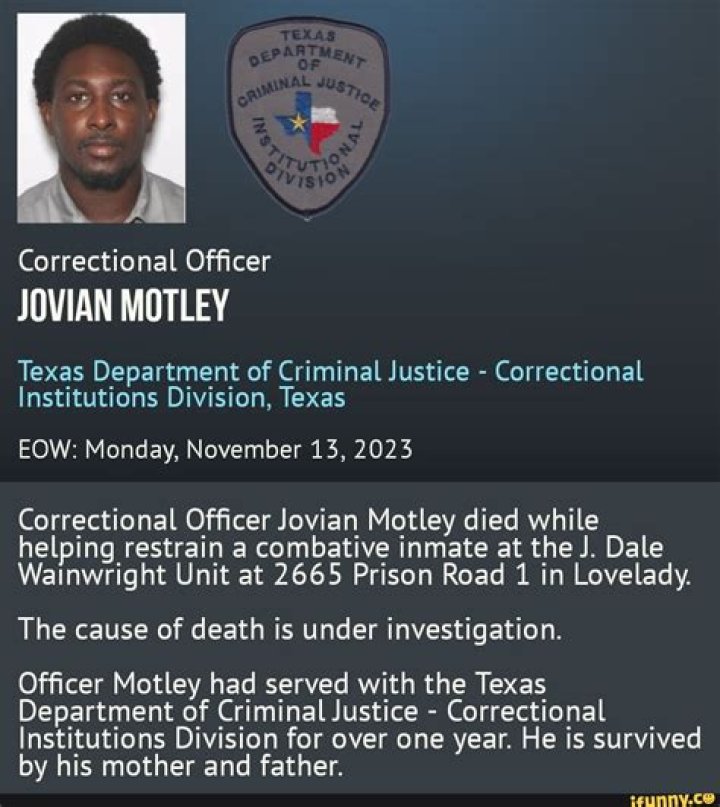 Jovian Motley Obituary & Cause Of Death: What Happened to Jovian Motley? - SarkariResult