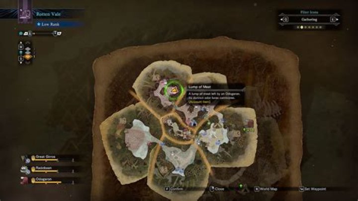 Monster Hunter World: Where to Find Lumps of Meat Location? - SarkariResult