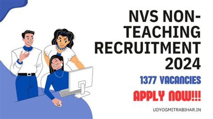 NVS Non Teaching Recruitment 2024
