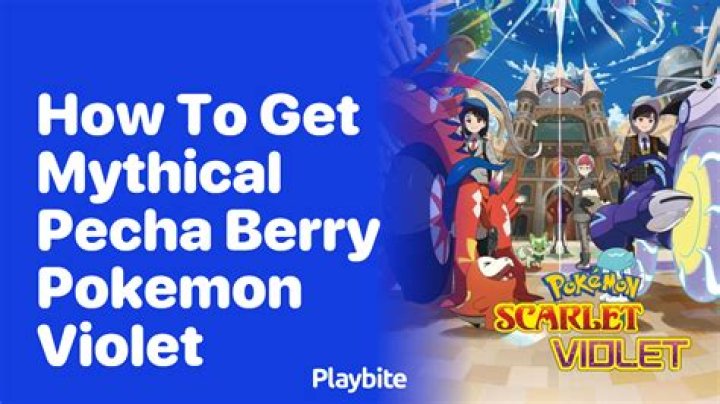 Pokemon Scarlet and Violet: How to Get The Mythical Pecha Berry? - SarkariResult