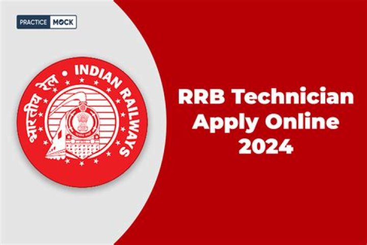 RRB Railway Technician Recruitment 2024: Apply Online For Bumper Vacancy