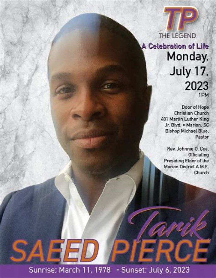 Tarik Pierce Death: Obituary, Cause Of Death, Funeral