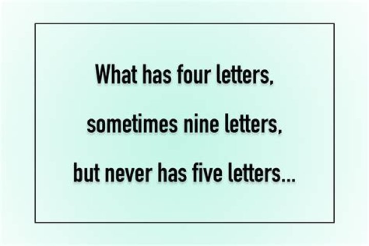 ‘What Has 4 Letters, Sometimes Has 9 Letters, But Never Has 5 Letters.’ Have You Figured Out This Tricky Riddle Yet? - SarkariResult