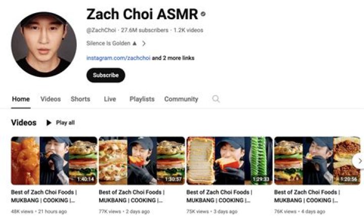 Zach Choi ASMR net worth, income and estimated earnings of Youtuber channel